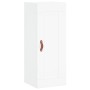 Engineered wood white wall cabinet 34.5x34x90 cm by vidaXL, Sideboards - Ref: Foro24-830476, Price: 46,42 €, Discount: %