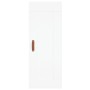 Engineered wood white wall cabinet 34.5x34x90 cm by vidaXL, Sideboards - Ref: Foro24-830476, Price: 46,42 €, Discount: %