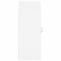 Engineered wood white wall cabinet 34.5x34x90 cm by vidaXL, Sideboards - Ref: Foro24-830476, Price: 46,42 €, Discount: %