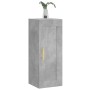 Armario de pared madera ingeniería gris hormigón 34,5x34x90 cm de vidaXL, Aparadores - Ref: Foro24-830488, Precio: 46,67 €, D...