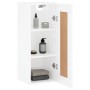 Armario de pared madera ingeniería blanco brillo 34,5x34x90 cm de vidaXL, Aparadores - Ref: Foro24-830494, Precio: 40,99 €, D...