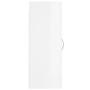 Armario de pared madera ingeniería blanco brillo 34,5x34x90 cm de vidaXL, Aparadores - Ref: Foro24-830494, Precio: 40,92 €, D...