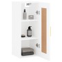 Weißer Wandschrank aus Holzwerkstoff, 34,5 x 34 x 90 cm von vidaXL, Sideboards - Ref: Foro24-830484, Preis: 47,08 €, Rabatt: %