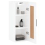 Armario de pared madera ingeniería blanco brillo 34,5x34x90 cm de vidaXL, Aparadores - Ref: Foro24-830526, Precio: 53,09 €, D...