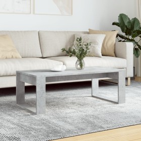 Betongrauer Couchtisch aus Holzwerkstoff, 102 x 50 x 35 cm von vidaXL, Couchtisch - Ref: Foro24-823362, Preis: 39,94 €, Rabat...