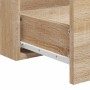 Bathroom cabinet with mirror engineered wood Sonoma oak by vidaXL, Bathroom furniture - Ref: Foro24-833881, Price: 55,54 €, D...