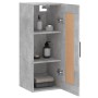 Concrete gray engineered wood wall cabinet 34.5x34x90 cm by vidaXL, Sideboards - Ref: Foro24-830528, Price: 46,36 €, Discount: %