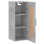 Concrete gray engineered wood wall cabinet 34.5x34x90 cm by vidaXL, Sideboards - Ref: Foro24-830528, Price: 46,36 €, Discount: %