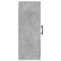 Armario de pared madera ingeniería gris hormigón 34,5x34x90 cm de vidaXL, Aparadores - Ref: Foro24-830528, Precio: 46,36 €, D...