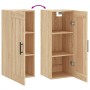 Wandschrank aus Sonoma-Eichenholzwerkstoff, 34,5 x 34 x 90 cm von vidaXL, Sideboards - Ref: Foro24-830527, Preis: 37,36 €, Ra...