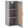 Armario de pared madera de ingeniería gris Sonoma 34,5x34x90 cm de vidaXL, Aparadores - Ref: Foro24-830506, Precio: 39,12 €, ...