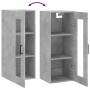 Wandschrank aus grauem Beton 34,5x34x90 cm von vidaXL, Sideboards - Ref: Foro24-828920, Preis: 36,75 €, Rabatt: %