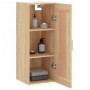 Armario de pared madera ingeniería roble Sonoma 34,5x34x90 cm de vidaXL, Aparadores - Ref: Foro24-830511, Precio: 47,99 €, De...