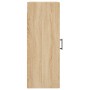 Armario de pared madera ingeniería roble Sonoma 34,5x34x90 cm de vidaXL, Aparadores - Ref: Foro24-830511, Precio: 47,99 €, De...