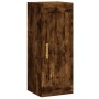 Smoked oak engineered wood wall cabinet 34.5x34x90 cm by vidaXL, Sideboards - Ref: Foro24-830489, Price: 46,67 €, Discount: %