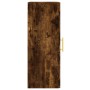 Smoked oak engineered wood wall cabinet 34.5x34x90 cm by vidaXL, Sideboards - Ref: Foro24-830489, Price: 46,67 €, Discount: %