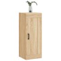 Armario de pared madera ingeniería roble Sonoma 34,5x34x90 cm de vidaXL, Aparadores - Ref: Foro24-830503, Precio: 45,88 €, De...