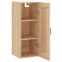 Sonoma oak engineered wood wall cabinet 34.5x34x90 cm by vidaXL, Sideboards - Ref: Foro24-830503, Price: 45,99 €, Discount: %