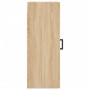 Armario de pared madera ingeniería roble Sonoma 34,5x34x90 cm de vidaXL, Aparadores - Ref: Foro24-830503, Precio: 45,88 €, De...