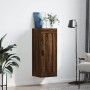 Oak brown engineered wood wall cabinet 34.5x34x90 cm by vidaXL, Sideboards - Ref: Foro24-830523, Price: 47,83 €, Discount: %