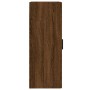 Oak brown engineered wood wall cabinet 34.5x34x90 cm by vidaXL, Sideboards - Ref: Foro24-830523, Price: 47,83 €, Discount: %