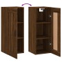 Oak brown engineered wood wall cabinet 34.5x34x90 cm by vidaXL, Sideboards - Ref: Foro24-830523, Price: 47,83 €, Discount: %