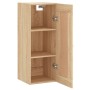 Sonoma oak engineered wood wall cabinet 34.5x34x90 cm by vidaXL, Sideboards - Ref: Foro24-830479, Price: 32,99 €, Discount: %