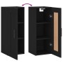 Armario de pared madera de ingeniería negro 34,5x34x90 cm de vidaXL, Aparadores - Ref: Foro24-830525, Precio: 59,08 €, Descue...