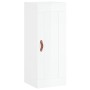 Glossy white engineered wood wall cabinet 34.5x34x90 cm by vidaXL, Sideboards - Ref: Foro24-830478, Price: 48,99 €, Discount: %