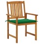 Garden chairs and cushions 6 units solid acacia wood by vidaXL, Garden chairs - Ref: Foro24-3078156, Price: 401,16 €, Discoun...