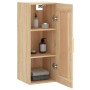 Armario de pared madera ingeniería roble Sonoma 34,5x34x90 cm de vidaXL, Aparadores - Ref: Foro24-830487, Precio: 34,28 €, De...