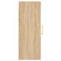 Armario de pared madera ingeniería roble Sonoma 34,5x34x90 cm de vidaXL, Aparadores - Ref: Foro24-830487, Precio: 34,28 €, De...