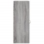 Sonoma gray engineered wood wall cabinet 34.5x34x90 cm by vidaXL, Sideboards - Ref: Foro24-830482, Price: 45,73 €, Discount: %