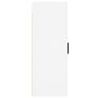 White engineered wood wall cabinet 34.5x34x90 cm by vidaXL, Sideboards - Ref: Foro24-830516, Price: 47,99 €, Discount: %