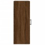 Oak brown engineered wood wall cabinet 34.5x34x90 cm by vidaXL, Sideboards - Ref: Foro24-830515, Price: 50,71 €, Discount: %