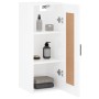 Glossy white engineered wood wall cabinet 34.5x34x90 cm by vidaXL, Sideboards - Ref: Foro24-830502, Price: 37,12 €, Discount: %