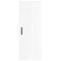 Glossy white engineered wood wall cabinet 34.5x34x90 cm by vidaXL, Sideboards - Ref: Foro24-830502, Price: 37,12 €, Discount: %