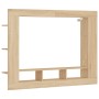 TV-Schrank aus Holzwerkstoff Sonoma-Eiche 152x22x113 cm von vidaXL, Schränke und Lagerung - Ref: Foro24-833724, Preis: 87,45 ...