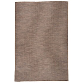 Alfombra de exterior de tejido plano marrón 120x170 cm de vidaXL, Alfombras - Ref: Foro24-340788, Precio: 39,12 €, Descuento: %