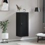 Black engineered wood wall cabinet 34.5x34x90 cm by vidaXL, Sideboards - Ref: Foro24-830493, Price: 46,99 €, Discount: %