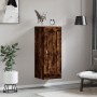 Armario de pared madera ingeniería roble ahumado 34,5x34x90 cm de vidaXL, Aparadores - Ref: Foro24-830481, Precio: 35,76 €, D...