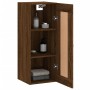 Armario de pared madera ingeniería marrón roble 34,5x34x90 cm de vidaXL, Aparadores - Ref: Foro24-830483, Precio: 51,98 €, De...