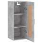 Armario de pared madera ingeniería gris hormigón 34,5x34x90 cm de vidaXL, Aparadores - Ref: Foro24-830512, Precio: 39,46 €, D...