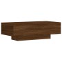 Brown oak engineered wood coffee table 100x49.5x31 cm by vidaXL, Coffee table - Ref: Foro24-833895, Price: 70,64 €, Discount: %