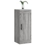 Sonoma gray engineered wood wall cabinet 34.5x34x90 cm by vidaXL, Sideboards - Ref: Foro24-830530, Price: 35,22 €, Discount: %