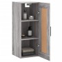 Sonoma gray engineered wood wall cabinet 34.5x34x90 cm by vidaXL, Sideboards - Ref: Foro24-830530, Price: 35,22 €, Discount: %