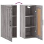 Sonoma gray engineered wood wall cabinet 34.5x34x90 cm by vidaXL, Sideboards - Ref: Foro24-830530, Price: 35,22 €, Discount: %