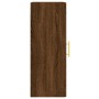 Armario de pared madera ingeniería marrón roble 34,5x34x90 cm de vidaXL, Aparadores - Ref: Foro24-830491, Precio: 39,37 €, De...