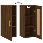 Armario de pared madera ingeniería marrón roble 34,5x34x90 cm de vidaXL, Aparadores - Ref: Foro24-830491, Precio: 39,37 €, De...