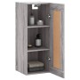 Sonoma gray engineered wood wall cabinet 34.5x34x90 cm by vidaXL, Sideboards - Ref: Foro24-830522, Price: 35,36 €, Discount: %